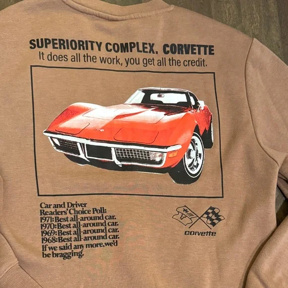 🏁 Chemistry Corvette Crewneck Men's Sweater - Picture 6 of 6
